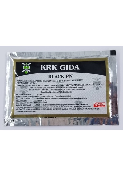 Krk Gıda Boyası Toz Siyah 9 G