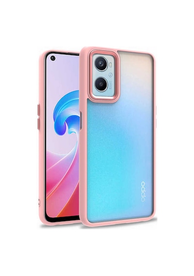 Zore A96 4g Kılıf Nvth Flora Kapak - Rose Gold