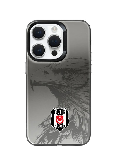X Dekomus Lisanslı Beşiktaş Iphone 15 Pro Max Kartal Logo Telefon Kılıfı "dekomus Cep Defteri Hediyeli" Altın
