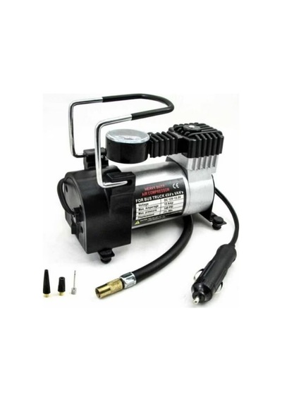 Hava Kompresörü Tek Pistonlu Metal Gövde 12v Araçlar İçin Uyumlu