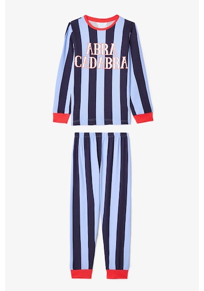 Penti Mavi Erkek Çocuk Abra Kadabra Çizgili Pijama Takımı