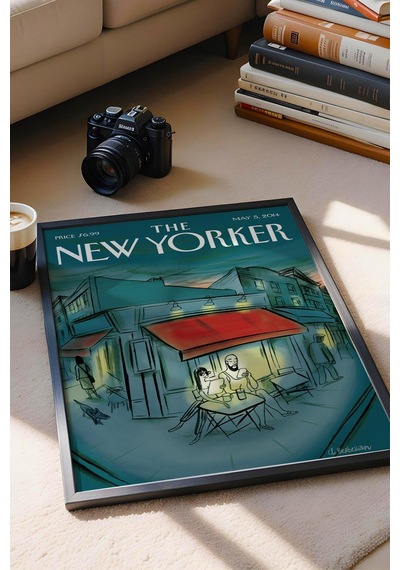 The New Yorker Çerçeveli Tablo May 5 2014