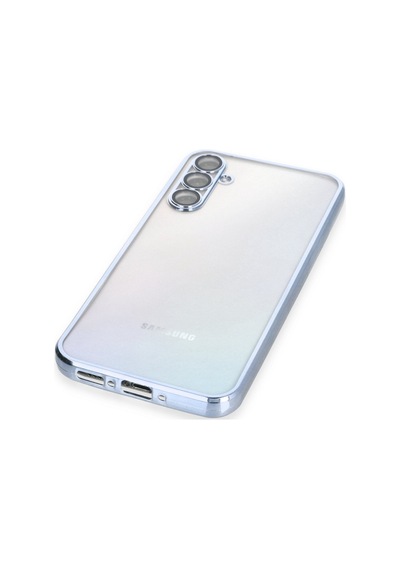 Samsung Galaxy Uyumlu  A34 5g Kılıf Razer Lensli Silikon - Açık Mavi
