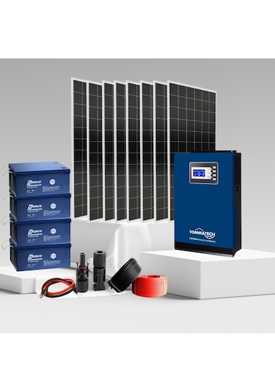3kw Solar Enerji Paketi 395w Panel, 200ah Jel Akü