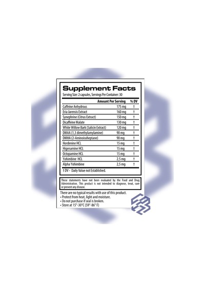 Gymlabs Shotgun Dmha Yohimbine Dmaa Fat Burner Preworkout 60 Kapsül