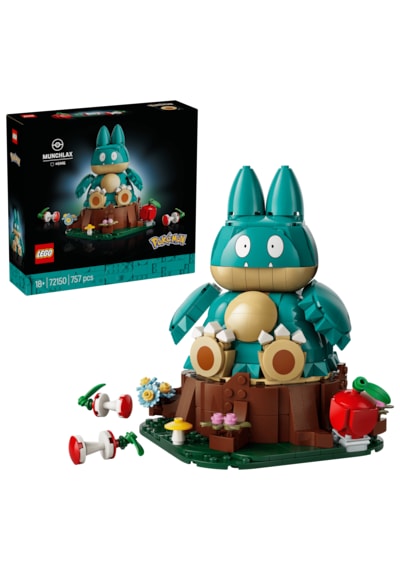 LEGO® Pokémon™ Munchlax 72150 - Yetişkinler için Aksesuarlar İçeren Yaratıcı Koleksiyonluk Model Yapım Seti (757 Parça)