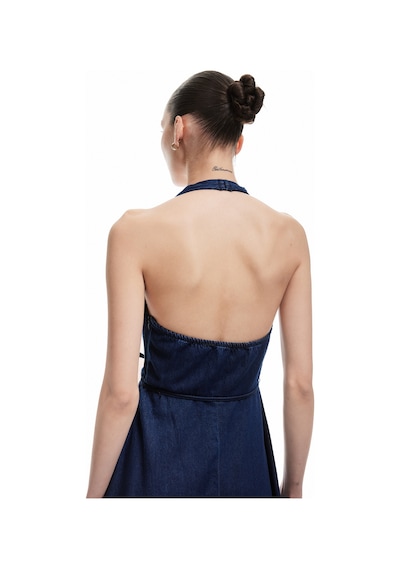 Koton Kruvaze Yaka Kemer Detaylı Sırtı Açık Volanlı Uzun Denim Elbise Koyu İndigo 5sal80016md Dark Indigo Koton Kruvaze Yaka Kemer Detaylı Sırtı Açık Volanlı Uzun Denim Elbise Koyu İndigo 5sal80016md Dark Indigo