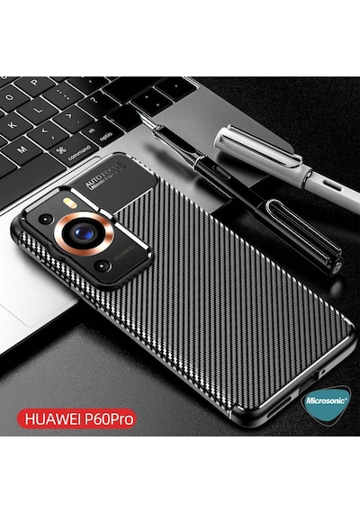 Microsonic Huawei P60 Pro Kılıf Legion Series Siyah