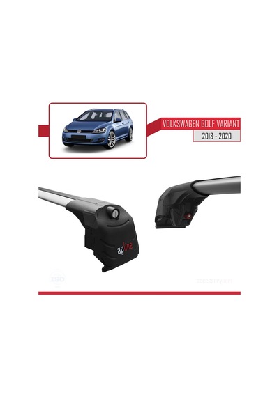 Volkswagen Golf Varıant Mk7-5g 2013-2020 Arası İle Uyumlu Ace-2 Ara Atkı Tavan Barı Gri