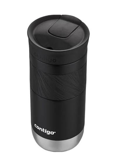 Pro Snapseal Termos Bardak 470ml Siyah Acı Kahverengi
