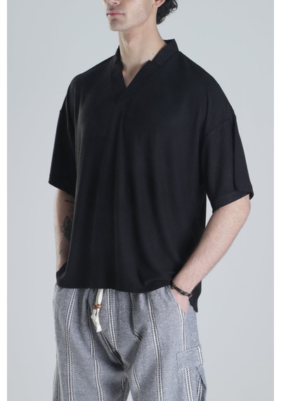 Cocopelli I Talyan Kesim Siyah T-shirt Coc2143 Siyah