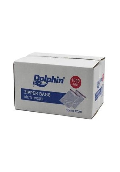 Dolphın Kilitli Torba 10X12 Cm Kutu 10Xpk 100 Lü 1000 Adet