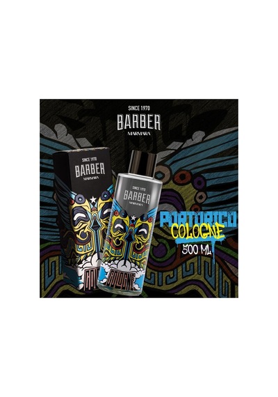 Barber Marmara Barber Marmara Puerto Rıco Edc Premium Kolonya Cam Şişe 500 Ml