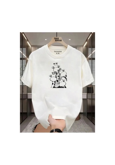 Tarzsokak Unisex Kankiler T-shirt Beyaz