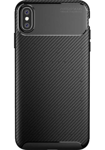 Apple Uyumlu iPhone XS Max 6.5 Kilif Karbon Silikon Case 373407171