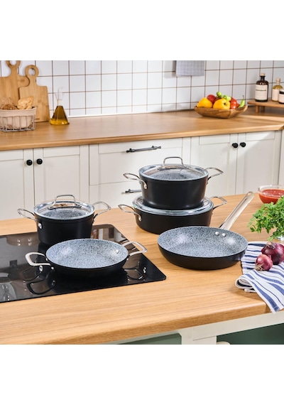 Tr Biogranit Power Inox 8 Parça Tencere Seti Genel