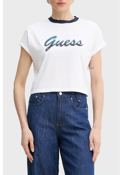 Guess Bayan T Shirt W6gı31 K3224 G011 Beyaz BEYAZ