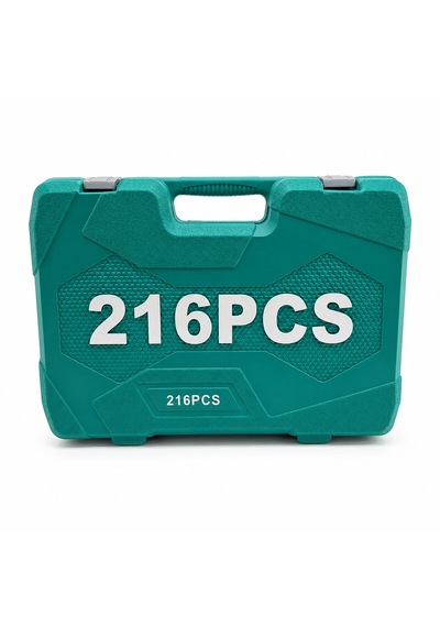 216pcs Lokma Seti Lokma - Soket - Bits Adaptör - 3ad.cırcır Kolu Plastik Çantalı