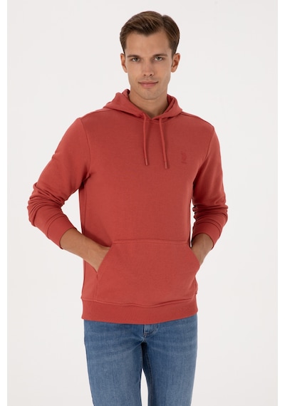 U.S. Polo Assn. Erkek Gül Kurusu Basic Sweatshirt 50313720-VR026