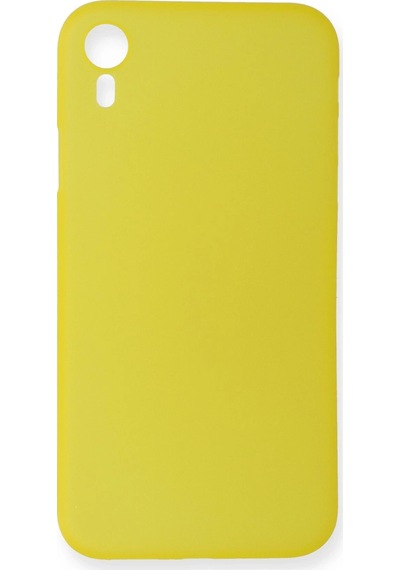 Newface Apple iPhone Uyumlu Xr Kılıf Pp Ultra İnce Kapak Semeglbl - 67 - Sarı