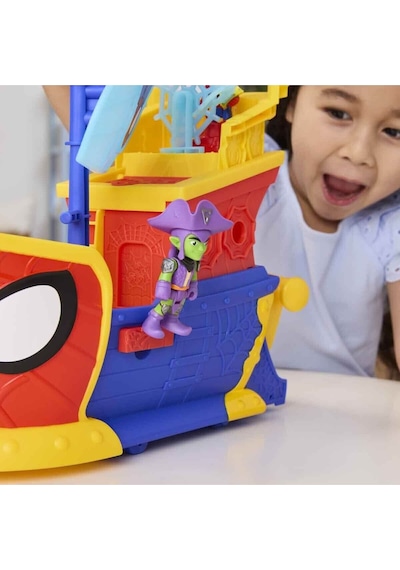 G0666 Spidey Ve İnanılmaz Arkadaşları Webs Ahoy Bubble Ship +3 Yaş