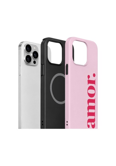 Apple iPhone Uyumlu 13 Pro Max Vorian Çift Katmanlı Magsafe Kılıf Amour Pink