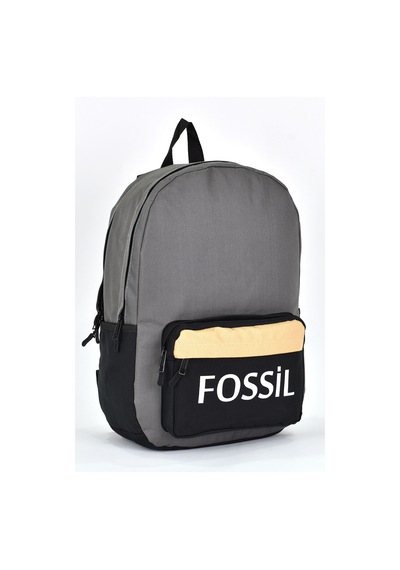 Fossil Unisex Çok Gözlü Günlük Seyahat Okul Sırt Çantası Gri 9504
