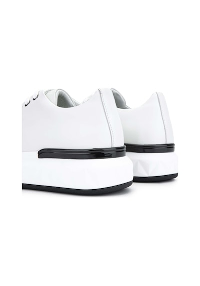 Tamer Tanca Erkek Hakiki Deri Beyaz Sneakers & Spor Ayakkabı 381 19669 Erk Ayk Y24 Beyaz