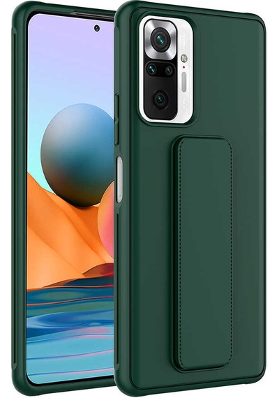 Xiaomi Redmi Note 10 Pro Kılıf Zore Qstand Katlanabilir Standlı Kılıf