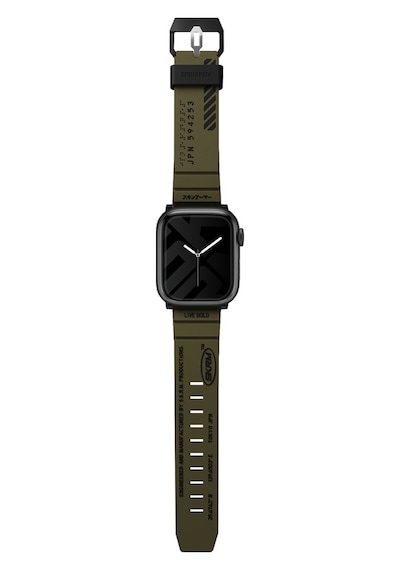 Watch 7 45mm Kordon Skinarma Shokku Silikon Strap Kayış Olive