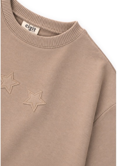Cigit Mevsimlik Sweatshirt 1-7 Yaş S Vizon
