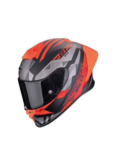 Scorpion Exo R1 Evo Iı Valere Spor Motosiklet Kaskı Mat Siyah Kırmızı Mat Siyah - Kırmızı
