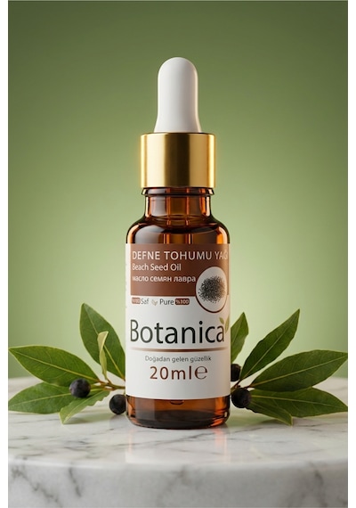 Botanica %100 Saf Defne Tohumu Yağı Cilt Temizleyici Arındırıcı Doğal Bitkisel Antiseptik Bakım 20 Ml 20 ML