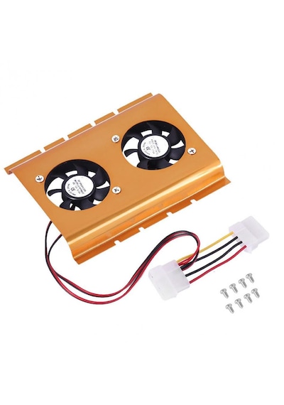 4222 Çiftli Hdd Harici Disk Kasa I Çi Soğutucu Fanı