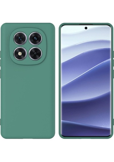 Redmi Note 14 Pro Plus Uyumlu Silikon Kılıf - Esnek Tam Koruma Kapak  - Yeşil