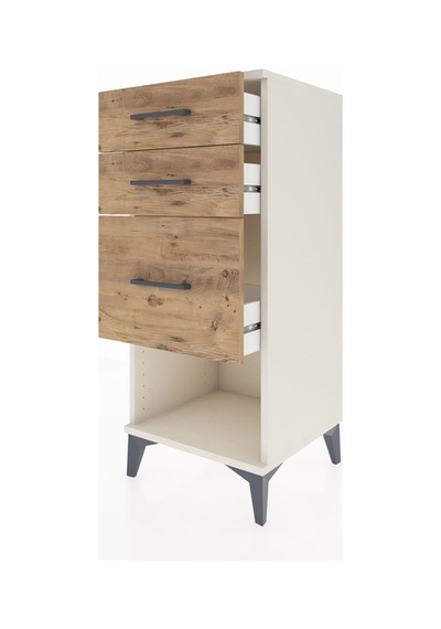 Hyperion Komodin 3 Çekmeceli 44x44x106 Aytaşı-çam Aytaşı