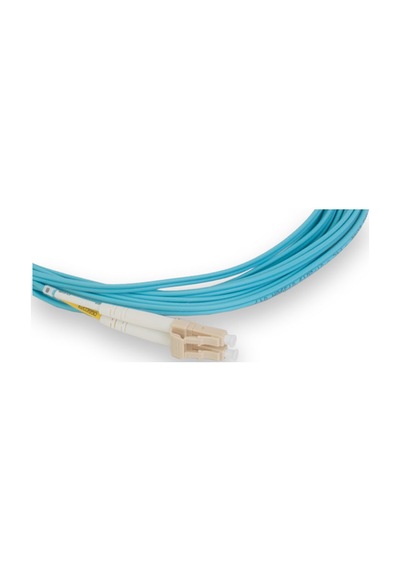 5M Lc-St Duplex Om3 Multimode Ofnr 2.0Mm Fiber Optik Patch Kablo