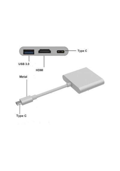 Type-c Hdmi Görüntü Aktarıcı , 4k Hdr Destekli Hdmı Çıkışı, Apple Uyumlu iPhone Apple Uyumlu iPad Apple Uyumlu MacBook İçin
