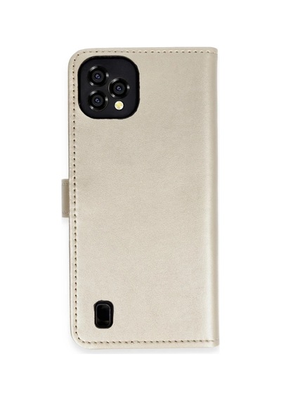Reeder P13 Blue Plus 2022 Kılıf Trend S Plus Kapaklı Kılıf - Gold
