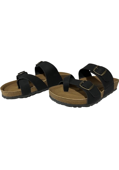Mulex 1253 Unisex Anatomik Taban Günlük Parmak Arası Terlik 7651 Sıyah