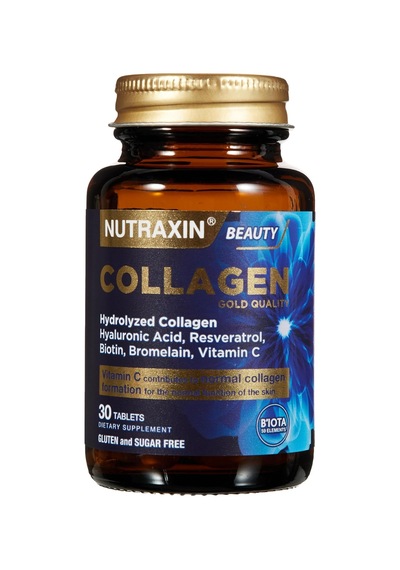 Collagen Gold Quality Tablet Hidrolize Kolajen, C Vitamini, Hyaluronik Asit, Biotin, Çinko Ve Resveratrol İçeren