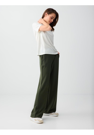 Jimmy Key Haki Beli Lastikli Normal Paça Normal Bel Modal Pantolon 6sw187055312