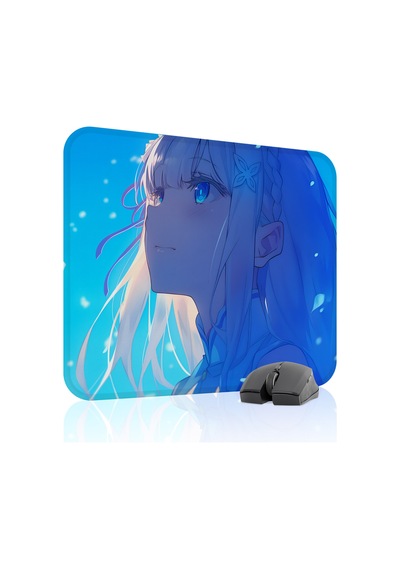 Re Zero Kaymaz Dikişli Kauçuk Oyuncu Mousepad V1 - 48x40 Xl Gaming Mouse Pad Fare Altlığı