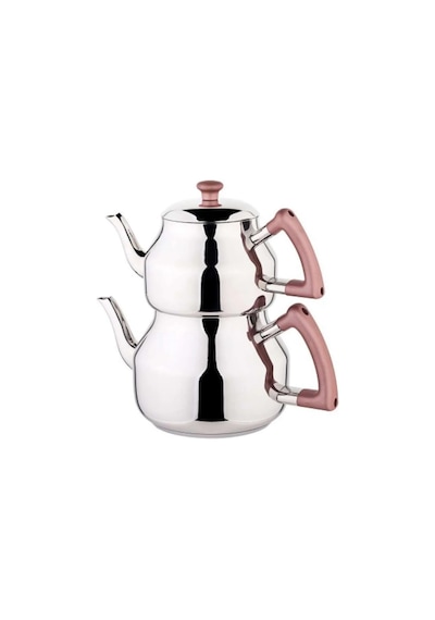 Özkent K-316 Marmaris Mega Boy Sade Çaydanlık Rose Gold