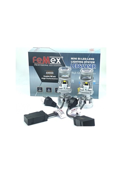 Femex Pro H4 Mini Bi-led 50w Kendinden Mercekli
