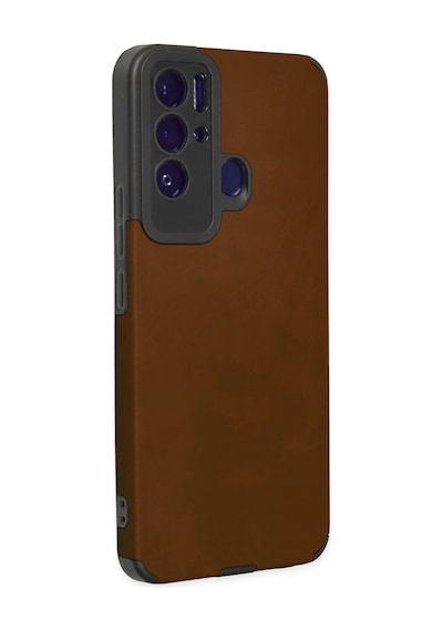 Newface - 745 - Tecno Pova Neo Kılıf Loop Deri Silikon - Ece-umay - - Kahverengi