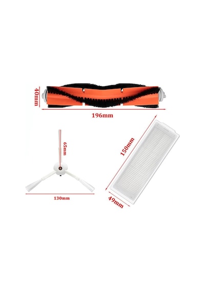 Xiaomi Mi Vacuum Mop 2 Pro Mjst1s/mjst1shw Uyumlu Robot Süpürge Fırça Filtre Seti