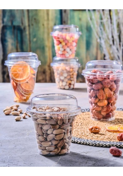Plastik Bardak 450 Ml Şeffaf 50 Adet 1001 Ambalaj