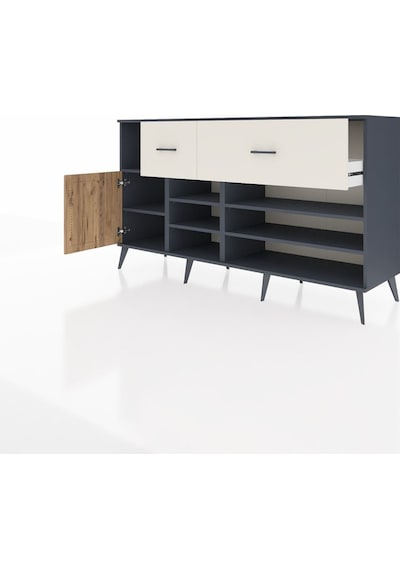 Kronos Konsol 6 Raflı 2 Çekmeceli Tek Kapaklı 176x59x99 Antrasit-çam/aytaşı Atlas Çam/aytası - Antrasıt Kronos Konsol 6 Raflı 2 Çekmeceli Tek Kapaklı 176x59x99 Antrasit-çam/aytaşı Atlas Çam/aytası - Antrasıt