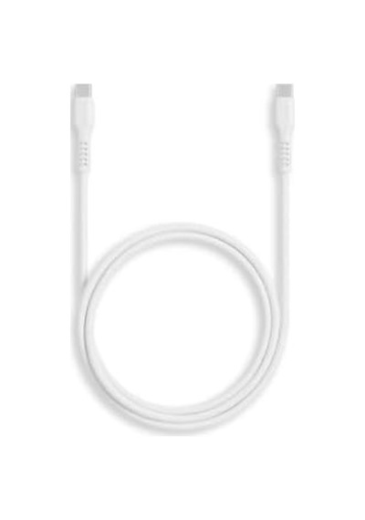 60w Pd/qc Type-c To Type-c Ultra Hızlı Şarj Ve Data Kablosu Neon Neon Beyaz 2dk59b